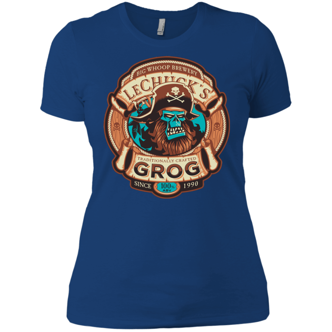T-Shirts Royal / X-Small Ghost Pirate Grog Nmns Women's Premium T-Shirt