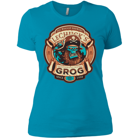 T-Shirts Turquoise / X-Small Ghost Pirate Grog Nmns Women's Premium T-Shirt