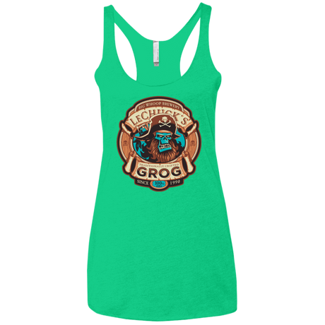 T-Shirts Envy / X-Small Ghost Pirate Grog Nmns Women's Triblend Racerback Tank
