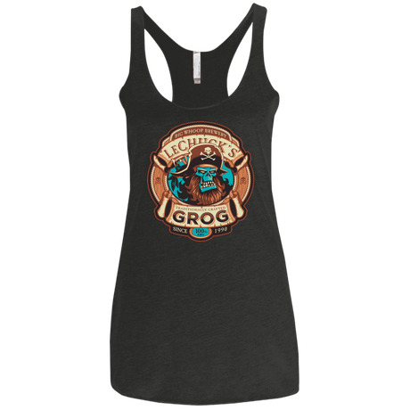 T-Shirts Vintage Black / X-Small Ghost Pirate Grog Nmns Women's Triblend Racerback Tank