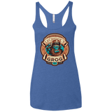 T-Shirts Vintage Royal / X-Small Ghost Pirate Grog Nmns Women's Triblend Racerback Tank