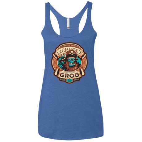 T-Shirts Vintage Royal / X-Small Ghost Pirate Grog Nmns Women's Triblend Racerback Tank