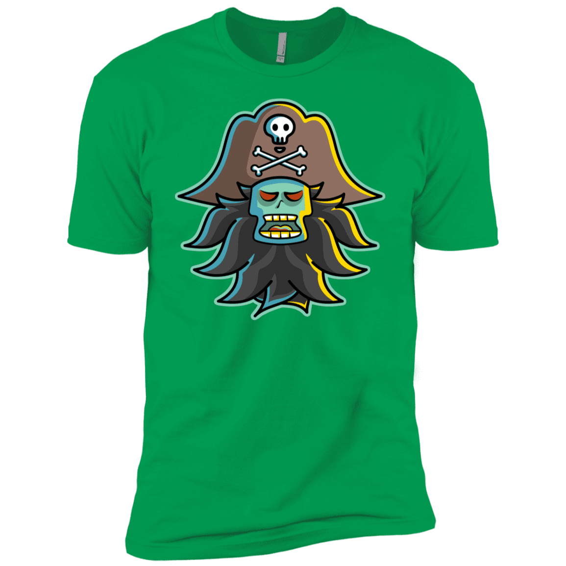 T-Shirts Kelly Green / YXS Ghost Pirate LeChuck Boys Premium T-Shirt