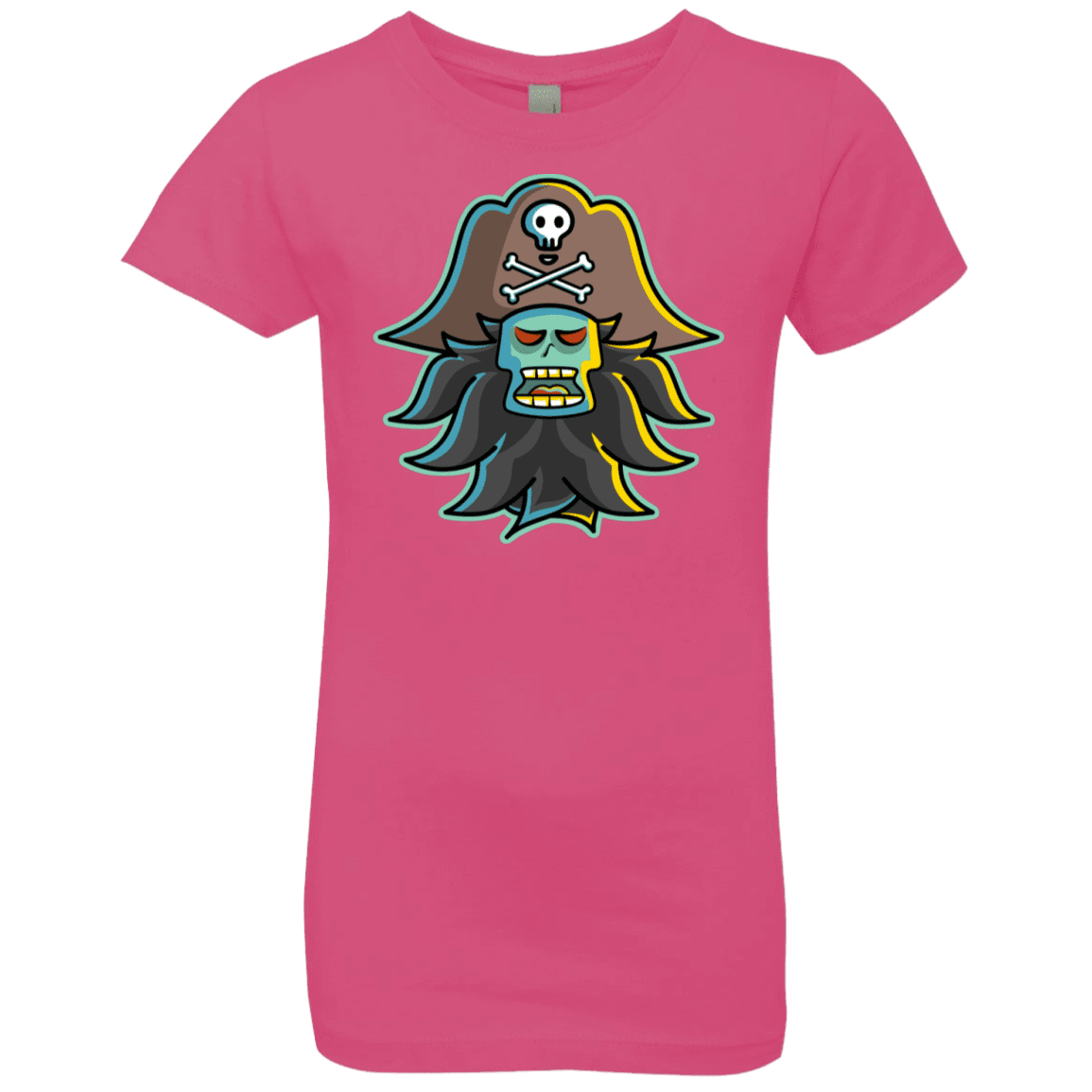 T-Shirts Hot Pink / YXS Ghost Pirate LeChuck Girls Premium T-Shirt