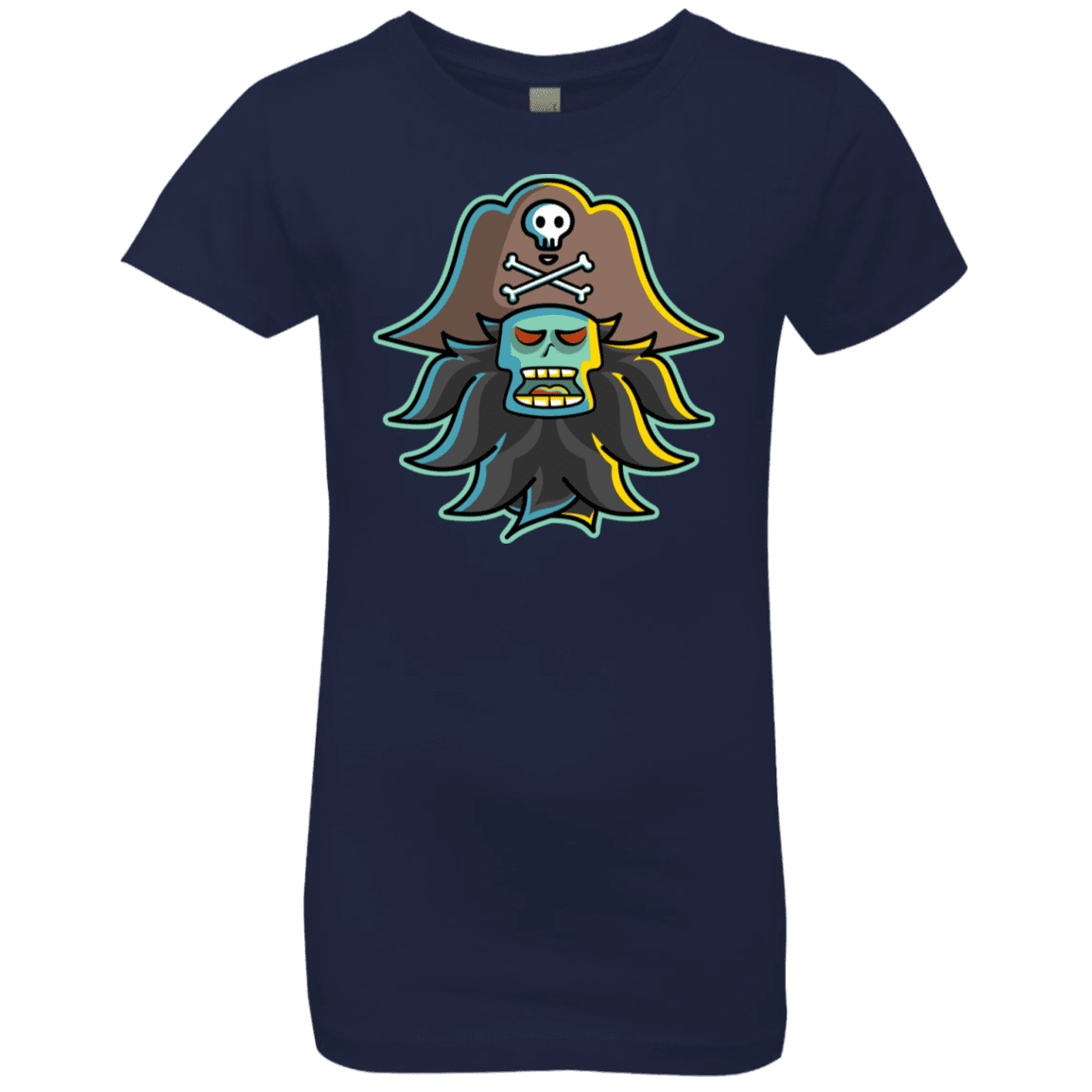 T-Shirts Midnight Navy / YXS Ghost Pirate LeChuck Girls Premium T-Shirt