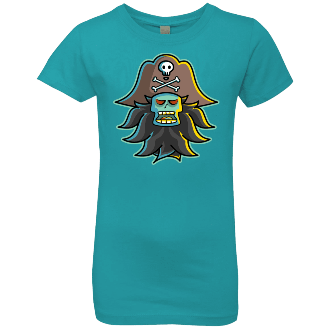 T-Shirts Tahiti Blue / YXS Ghost Pirate LeChuck Girls Premium T-Shirt