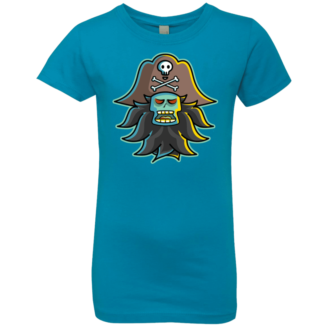 T-Shirts Turquoise / YXS Ghost Pirate LeChuck Girls Premium T-Shirt