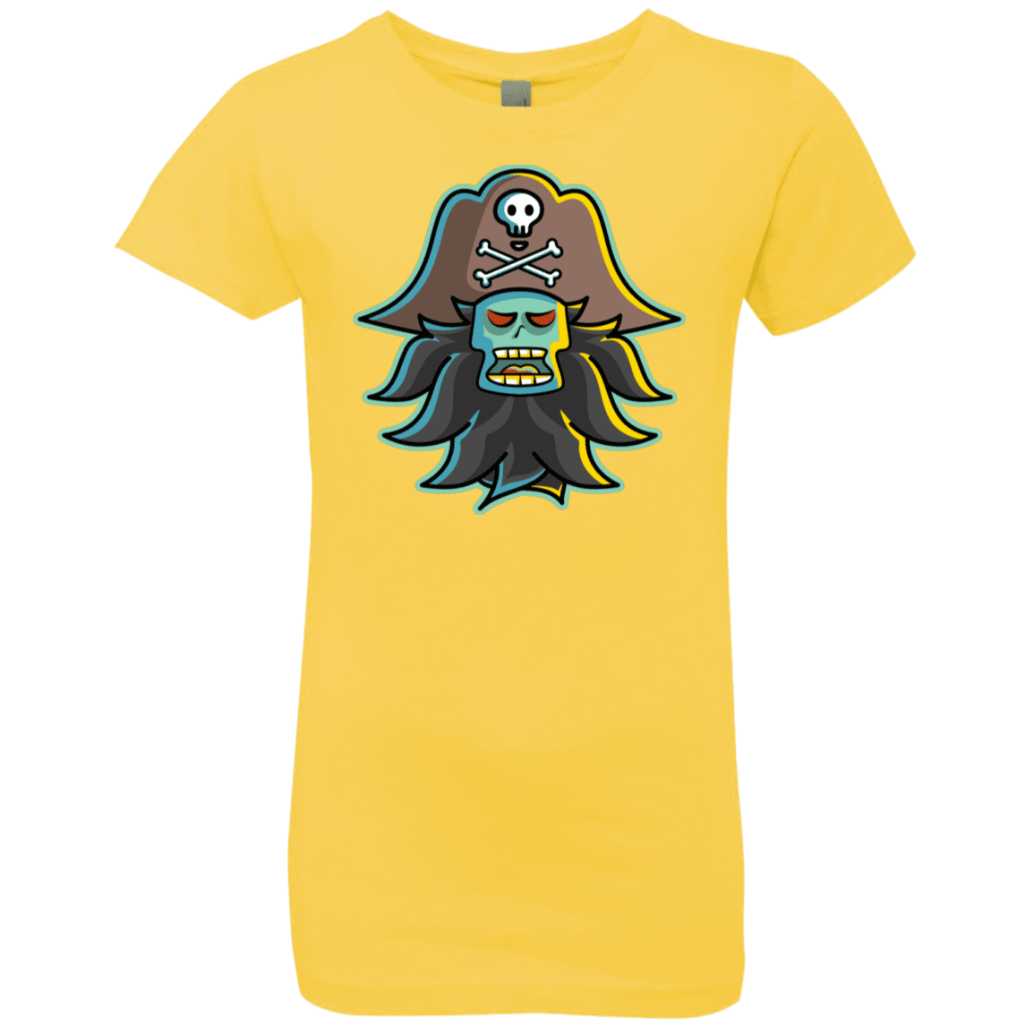 T-Shirts Vibrant Yellow / YXS Ghost Pirate LeChuck Girls Premium T-Shirt