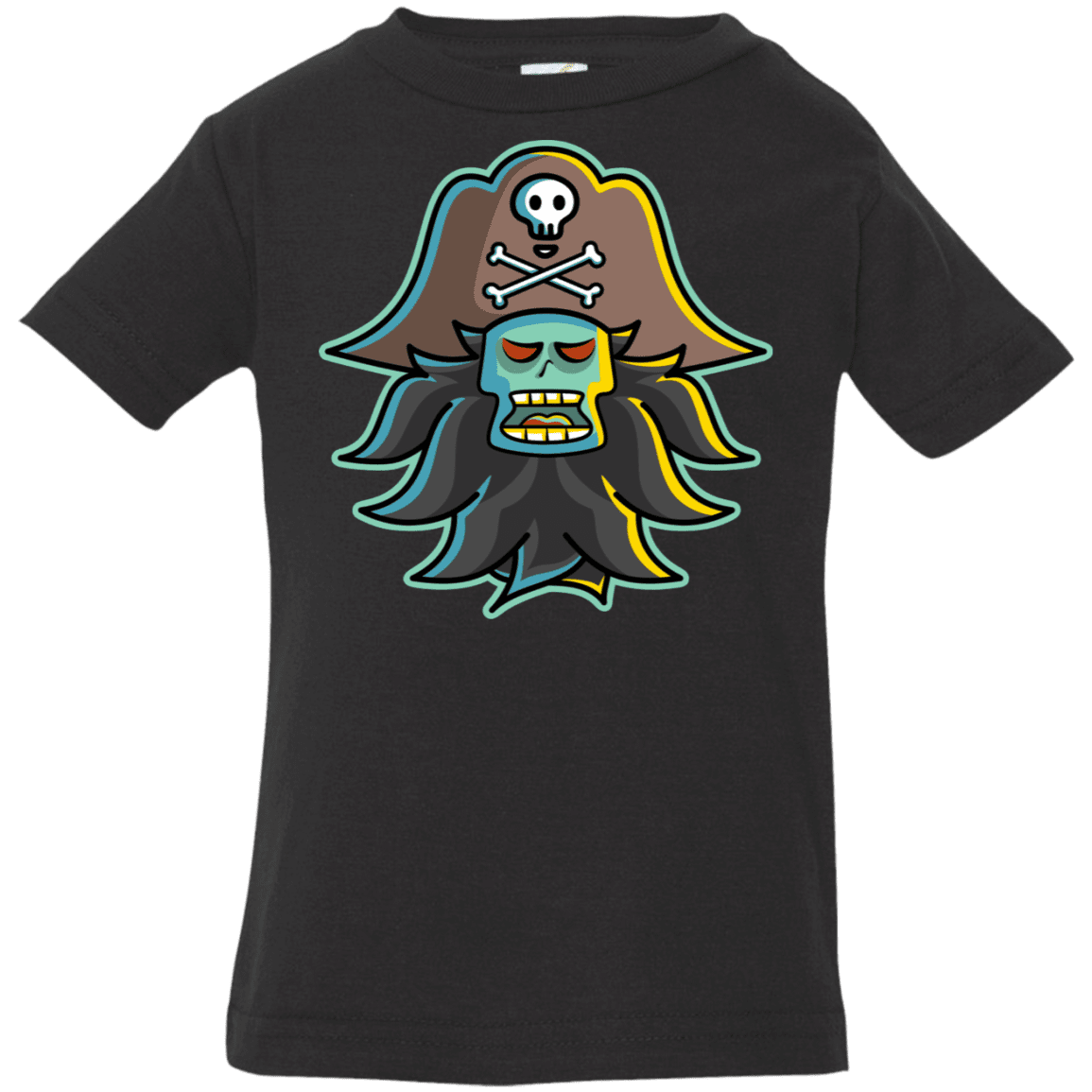 T-Shirts Black / 6 Months Ghost Pirate LeChuck Infant Premium T-Shirt