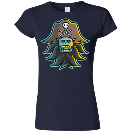 T-Shirts Navy / S Ghost Pirate LeChuck Junior Slimmer-Fit T-Shirt