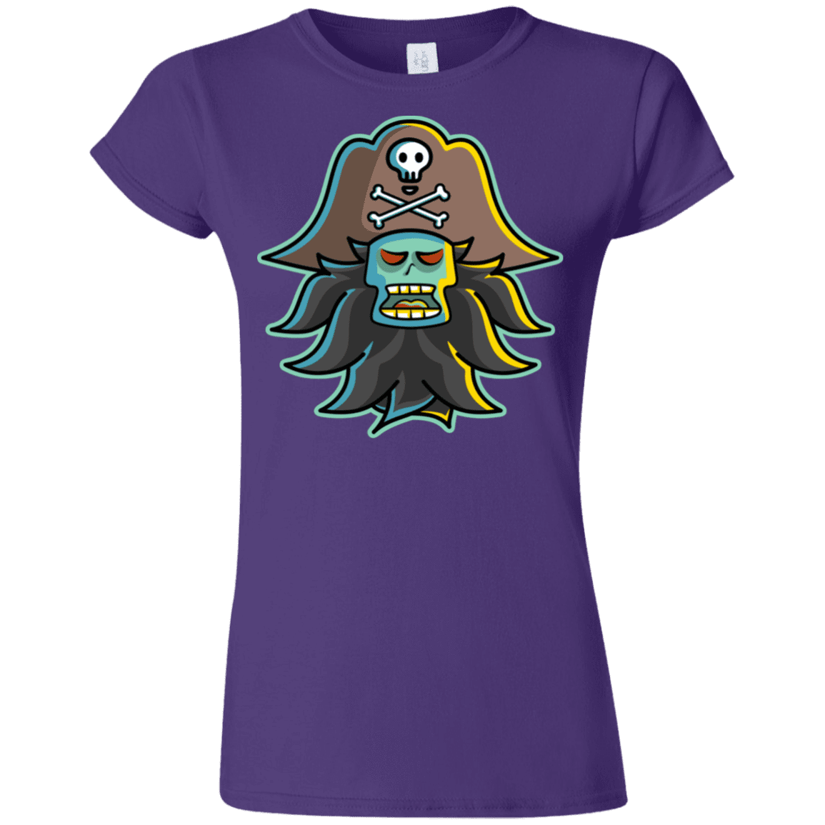 T-Shirts Purple / S Ghost Pirate LeChuck Junior Slimmer-Fit T-Shirt