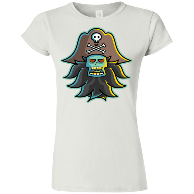 T-Shirts White / S Ghost Pirate LeChuck Junior Slimmer-Fit T-Shirt