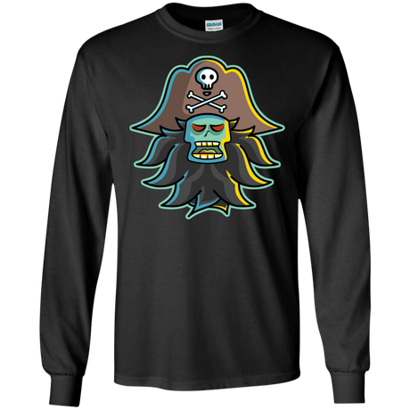 T-Shirts Black / S Ghost Pirate LeChuck Men's Long Sleeve T-Shirt