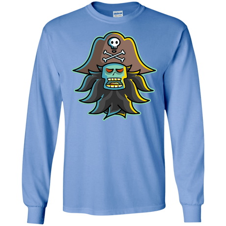 T-Shirts Carolina Blue / S Ghost Pirate LeChuck Men's Long Sleeve T-Shirt