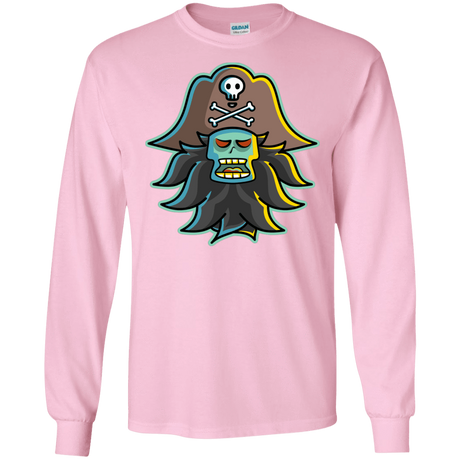 T-Shirts Light Pink / S Ghost Pirate LeChuck Men's Long Sleeve T-Shirt