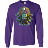 T-Shirts Purple / S Ghost Pirate LeChuck Men's Long Sleeve T-Shirt
