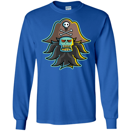 T-Shirts Royal / S Ghost Pirate LeChuck Men's Long Sleeve T-Shirt