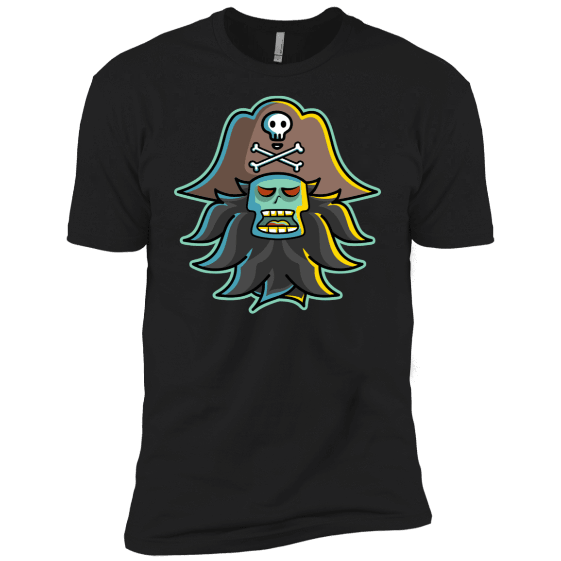 T-Shirts Black / X-Small Ghost Pirate LeChuck Men's Premium T-Shirt