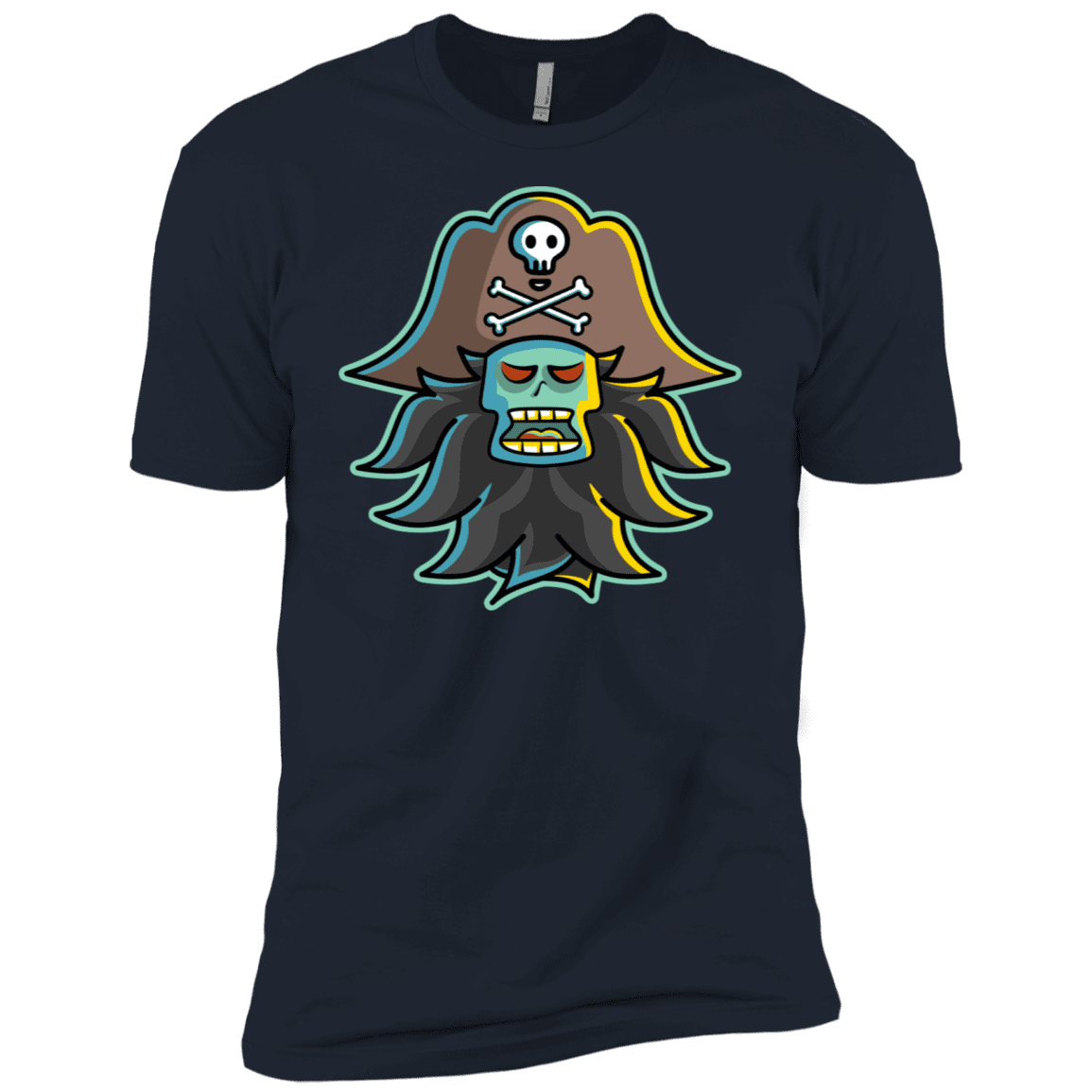 T-Shirts Midnight Navy / X-Small Ghost Pirate LeChuck Men's Premium T-Shirt