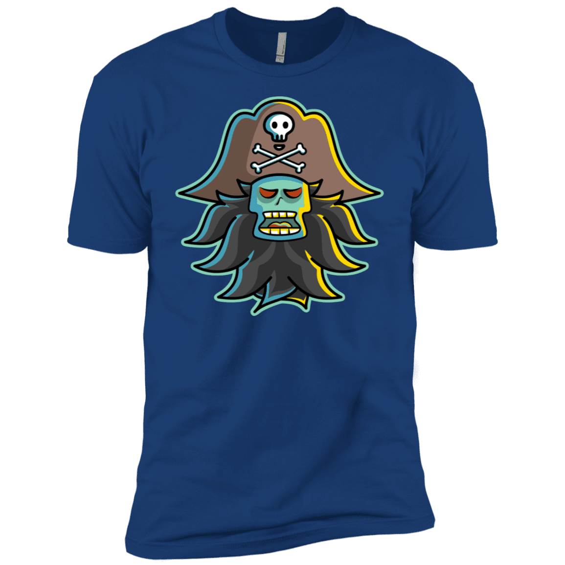 T-Shirts Royal / X-Small Ghost Pirate LeChuck Men's Premium T-Shirt