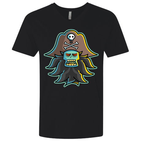 T-Shirts Black / X-Small Ghost Pirate LeChuck Men's Premium V-Neck