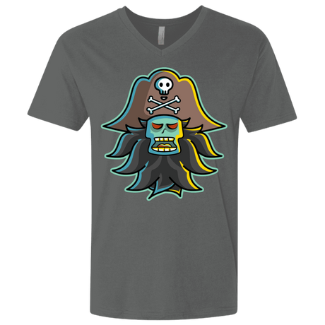 T-Shirts Heavy Metal / X-Small Ghost Pirate LeChuck Men's Premium V-Neck