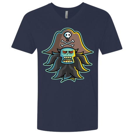 T-Shirts Midnight Navy / X-Small Ghost Pirate LeChuck Men's Premium V-Neck