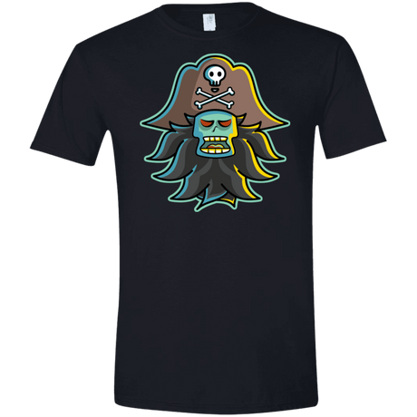 T-Shirts Black / X-Small Ghost Pirate LeChuck Men's Semi-Fitted Softstyle