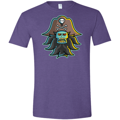 T-Shirts Heather Purple / S Ghost Pirate LeChuck Men's Semi-Fitted Softstyle