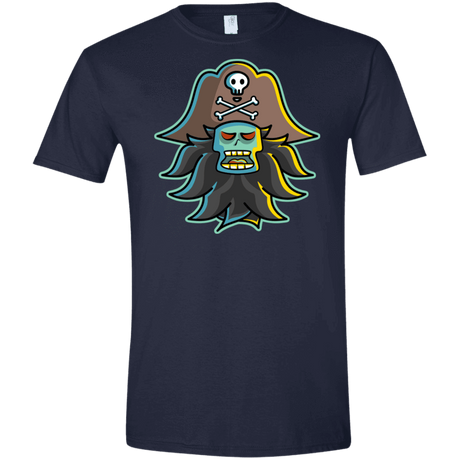 T-Shirts Navy / X-Small Ghost Pirate LeChuck Men's Semi-Fitted Softstyle
