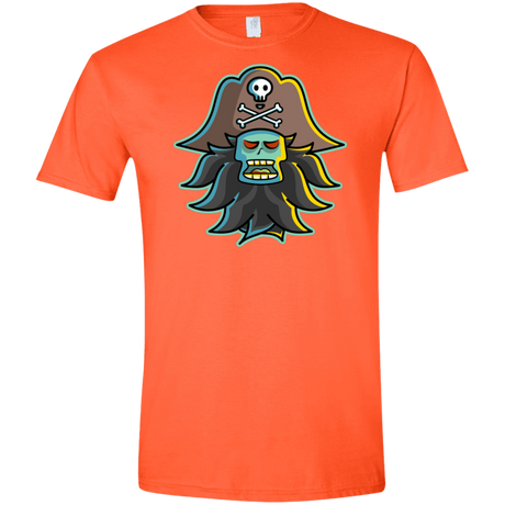 T-Shirts Orange / S Ghost Pirate LeChuck Men's Semi-Fitted Softstyle