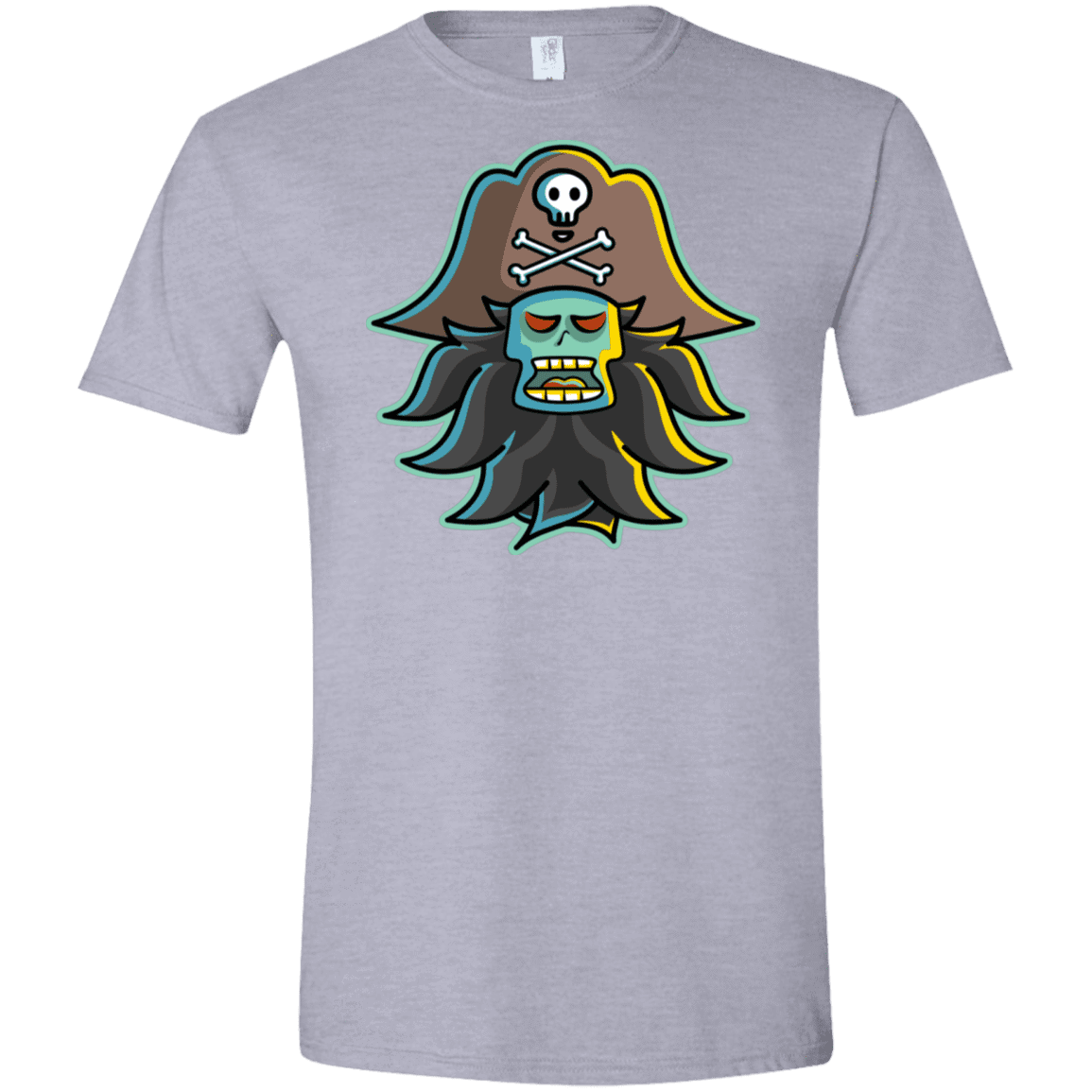 T-Shirts Sport Grey / X-Small Ghost Pirate LeChuck Men's Semi-Fitted Softstyle
