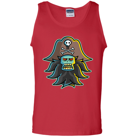 T-Shirts Red / S Ghost Pirate LeChuck Men's Tank Top
