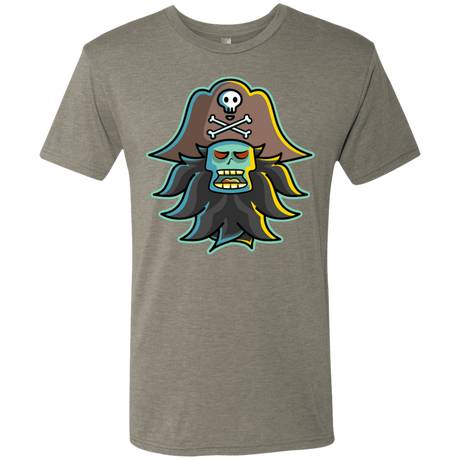 T-Shirts Venetian Grey / S Ghost Pirate LeChuck Men's Triblend T-Shirt