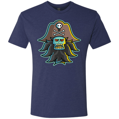 T-Shirts Vintage Navy / S Ghost Pirate LeChuck Men's Triblend T-Shirt