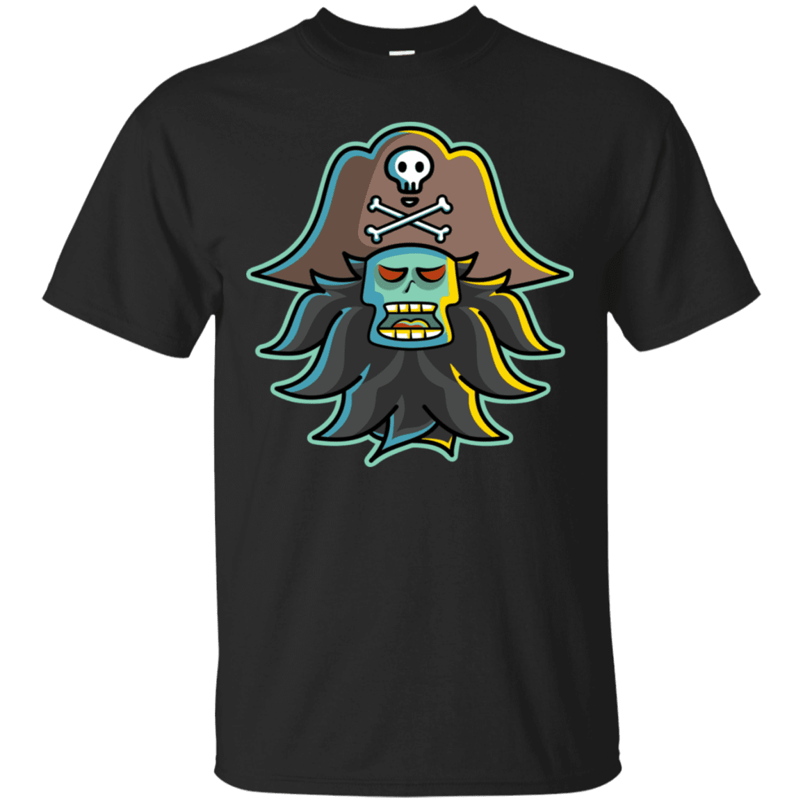 T-Shirts Black / S Ghost Pirate LeChuck T-Shirt