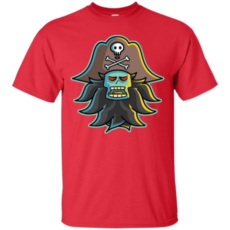 T-Shirts Red / S Ghost Pirate LeChuck T-Shirt