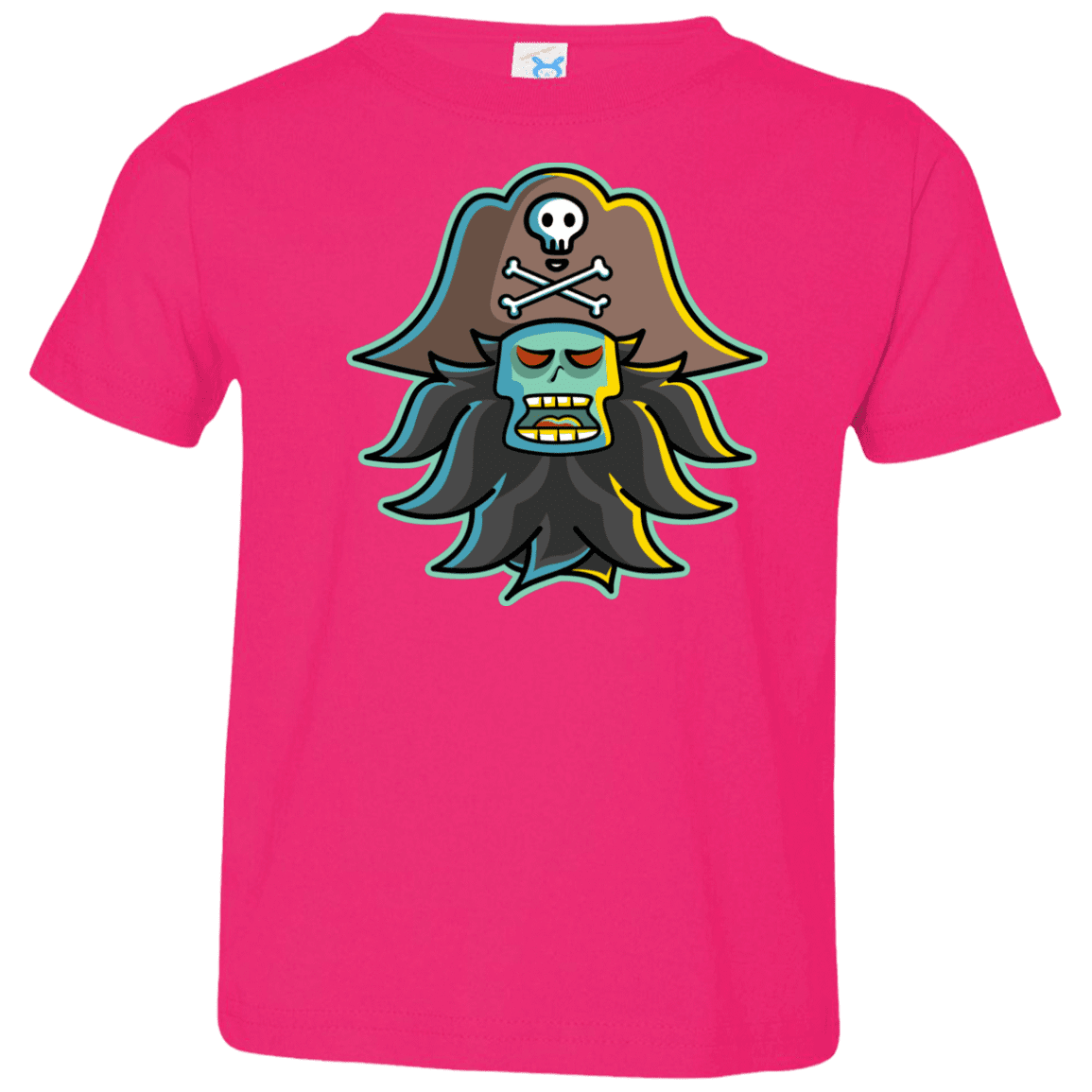 T-Shirts Hot Pink / 2T Ghost Pirate LeChuck Toddler Premium T-Shirt
