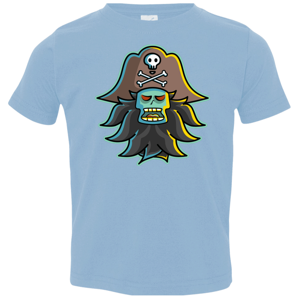 T-Shirts Light Blue / 2T Ghost Pirate LeChuck Toddler Premium T-Shirt