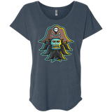 T-Shirts Indigo / X-Small Ghost Pirate LeChuck Triblend Dolman Sleeve
