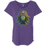 T-Shirts Purple Rush / X-Small Ghost Pirate LeChuck Triblend Dolman Sleeve
