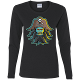 T-Shirts Black / S Ghost Pirate LeChuck Women's Long Sleeve T-Shirt