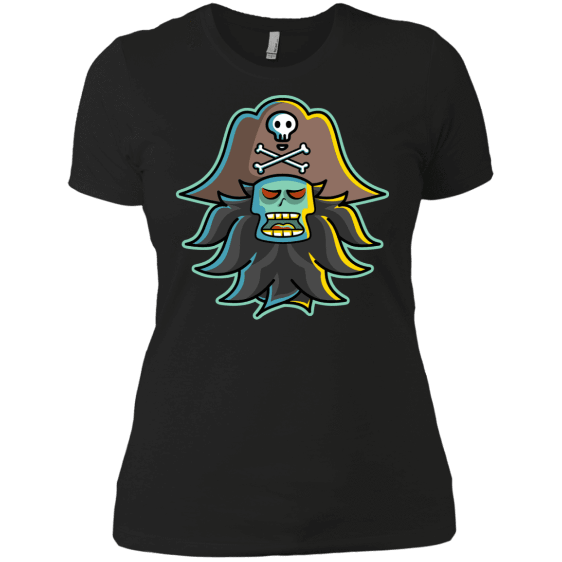 T-Shirts Black / X-Small Ghost Pirate LeChuck Women's Premium T-Shirt