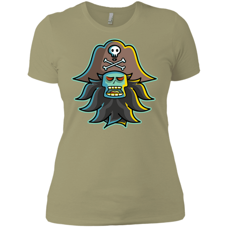 T-Shirts Light Olive / X-Small Ghost Pirate LeChuck Women's Premium T-Shirt