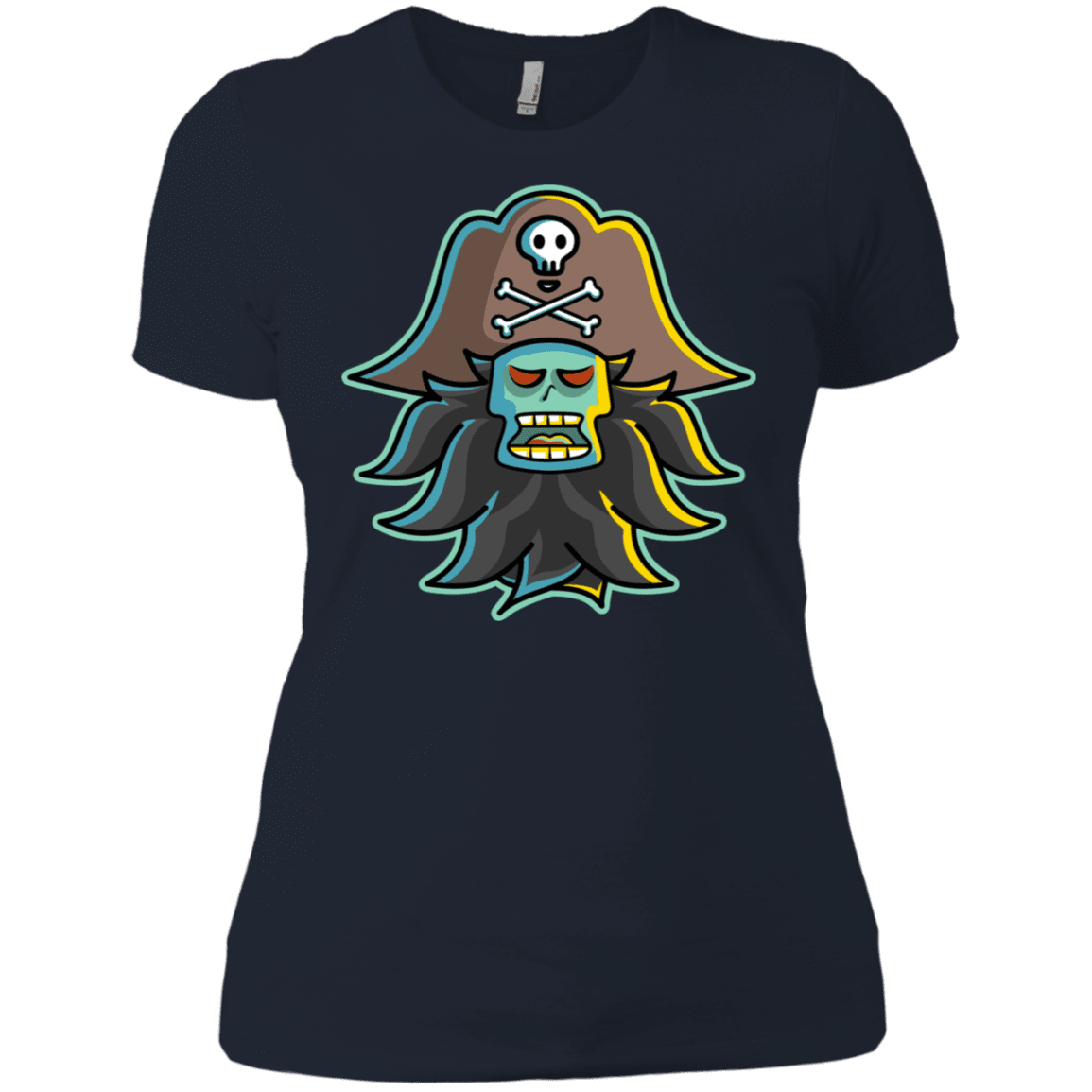 T-Shirts Midnight Navy / X-Small Ghost Pirate LeChuck Women's Premium T-Shirt