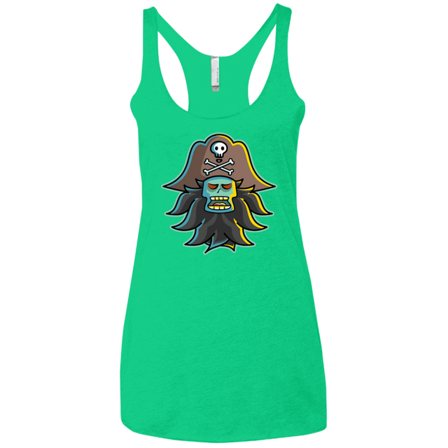 T-Shirts Envy / X-Small Ghost Pirate LeChuck Women's Triblend Racerback Tank
