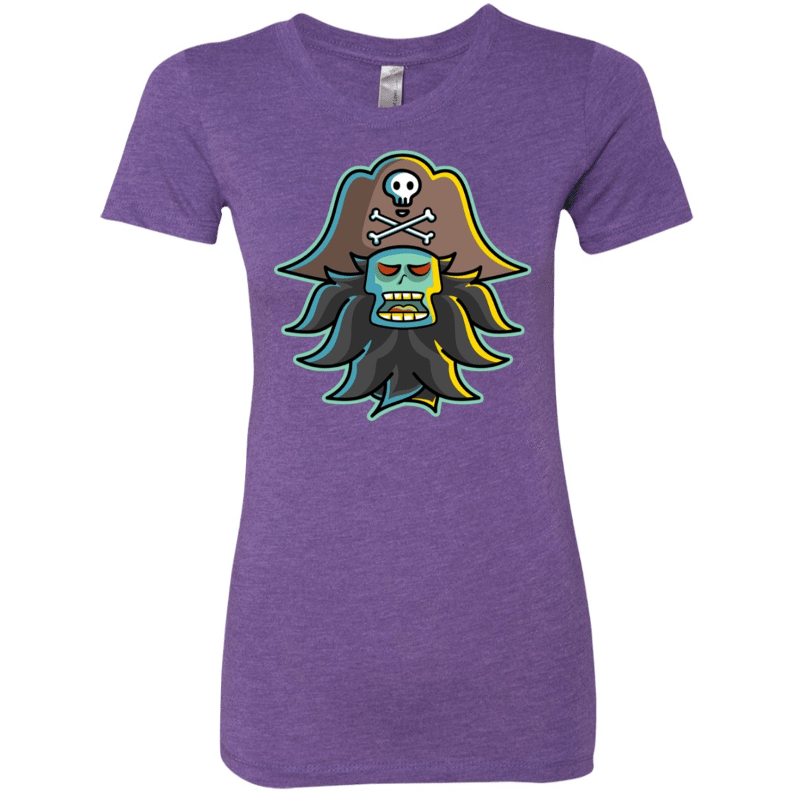 T-Shirts Purple Rush / S Ghost Pirate LeChuck Women's Triblend T-Shirt