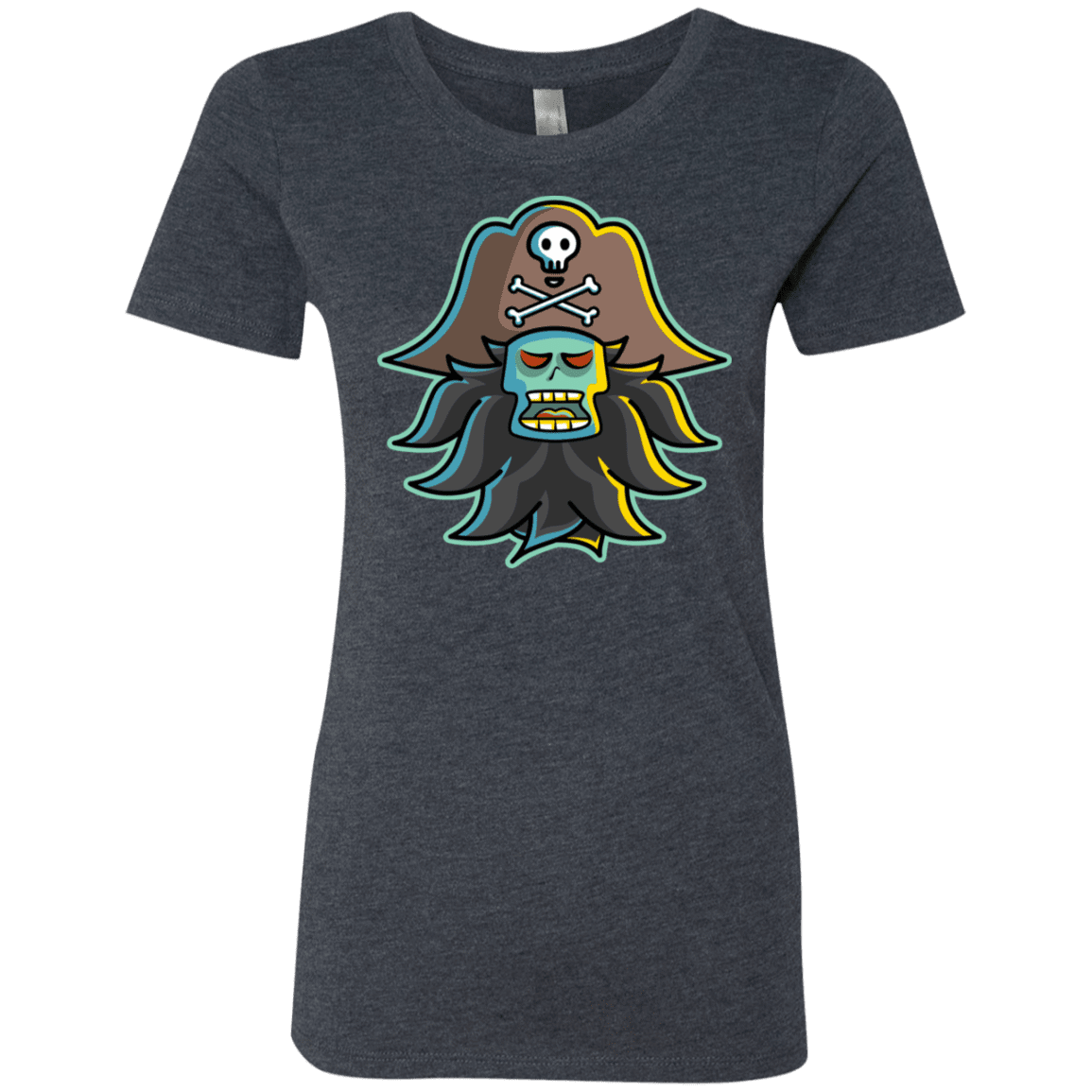 T-Shirts Vintage Navy / S Ghost Pirate LeChuck Women's Triblend T-Shirt