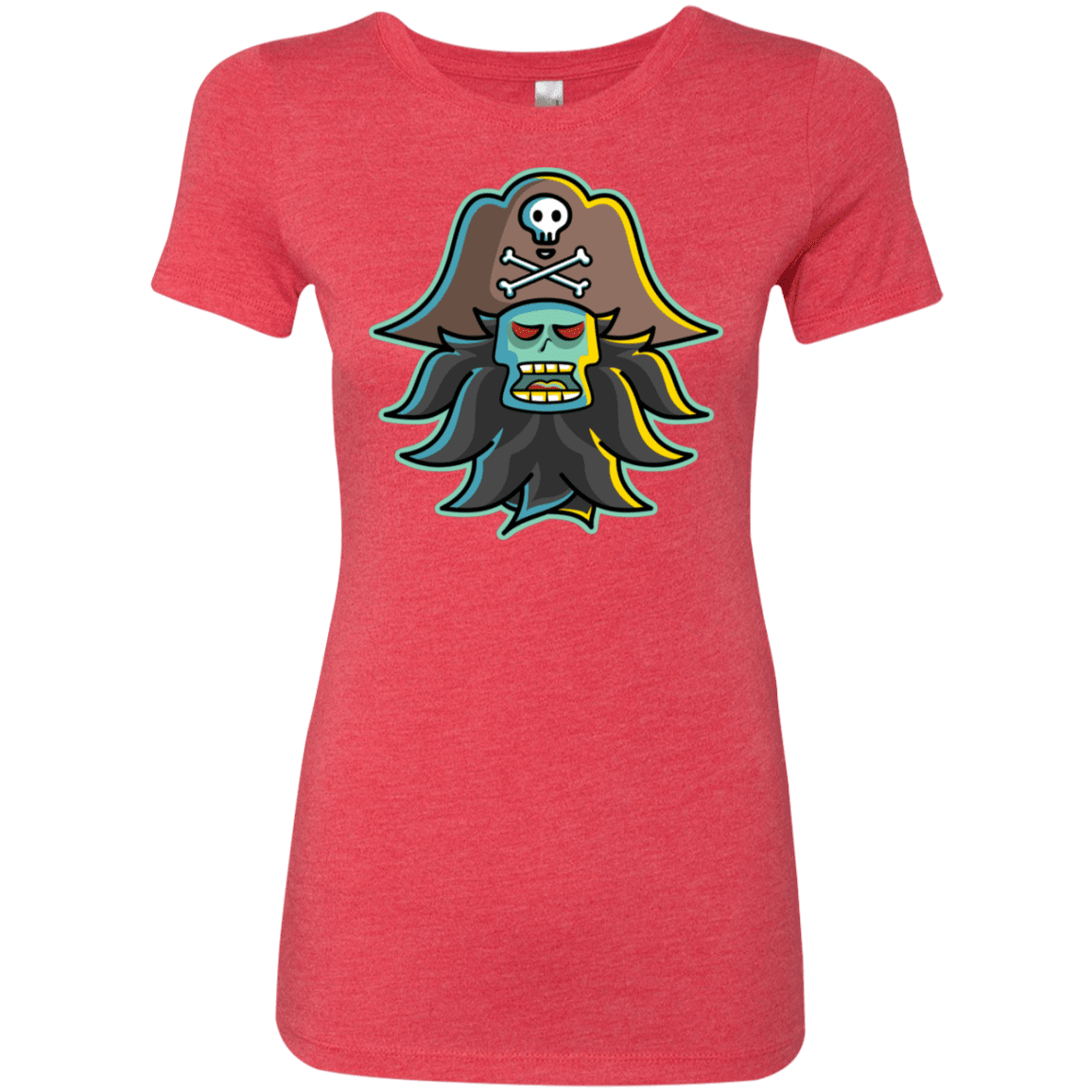 T-Shirts Vintage Red / S Ghost Pirate LeChuck Women's Triblend T-Shirt