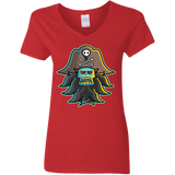 T-Shirts Red / S Ghost Pirate LeChuck Women's V-Neck T-Shirt